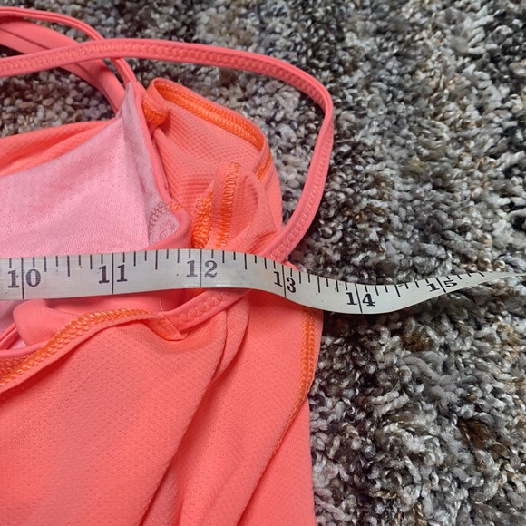 Lululemon Flow and Go Strappy Built In Bra Tank Pop Orange - Picture 5 of 7